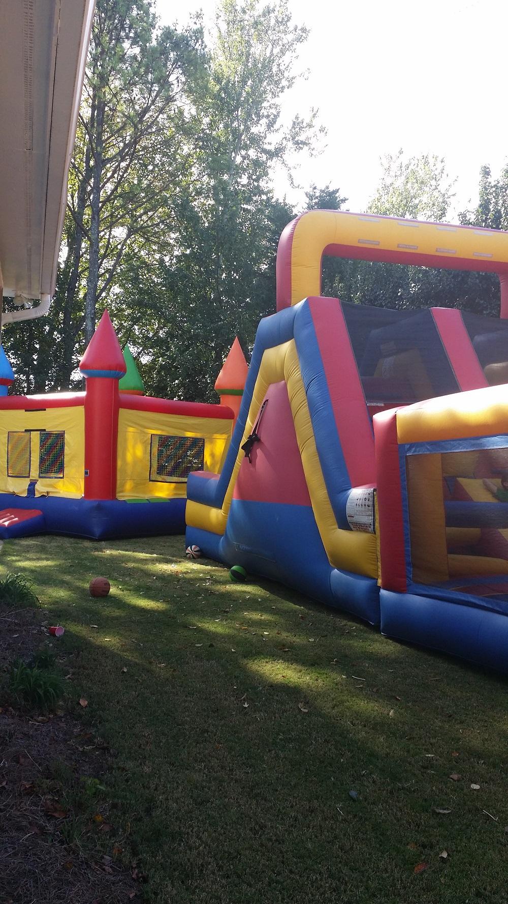 16 Ft Dual Lane Slide Jumpy Fun Bounce House Rentals