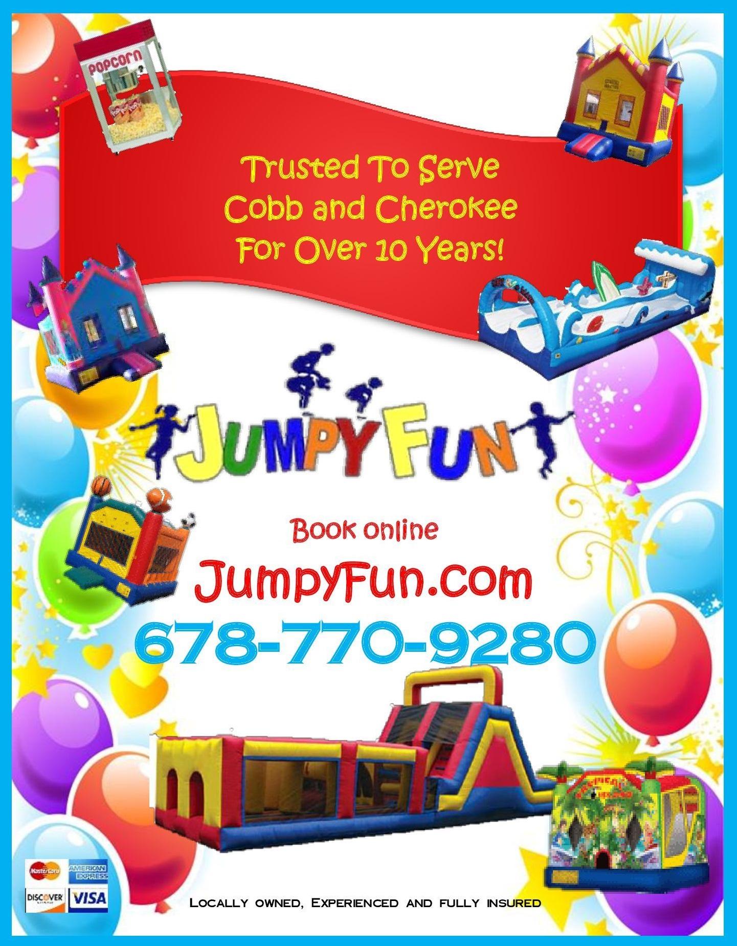 Jumpy Fun Postcard