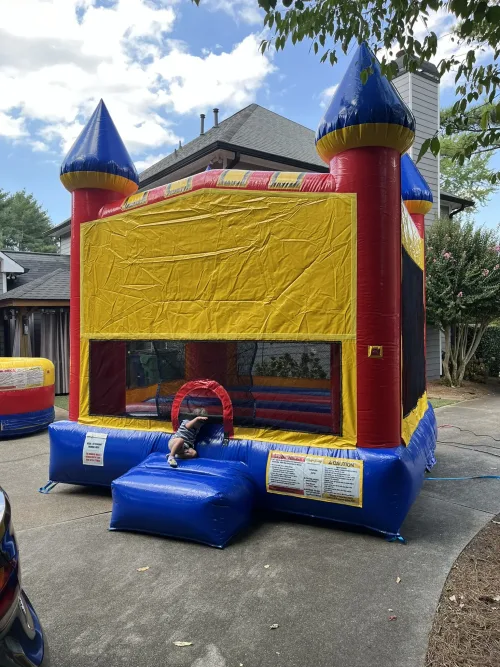Bounce House with Basketball Hoop